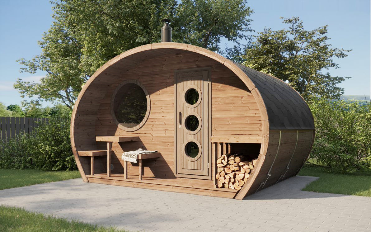 SaunaLife G11 outdoor sauna suite