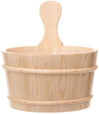 4Living Sauna Bucket, Spruce with Liner, 4L