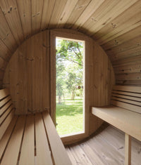 SaunaLife ERGO Series barrel sauna exterior