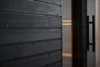 SaunaLife G6 outdoor sauna side view