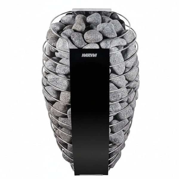 Harvia Spirit black sauna heater with stones