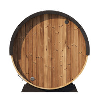 SaunaLife EE8G Elegance barrel sauna Thermo-Aspen interior