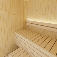 SaunaLife X2 sauna interior detail