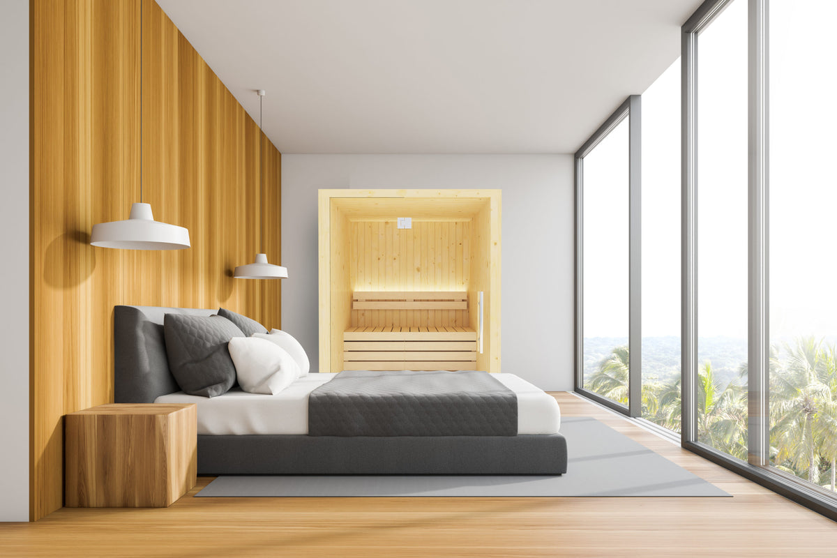 SaunaLife X2 indoor sauna exterior