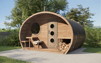 SaunaLife G11 outdoor sauna suite