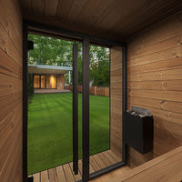 SaunaLife GL4 Garden Luxury sauna interior benches