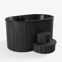 SaunaLife 2 Person Plunge - Black