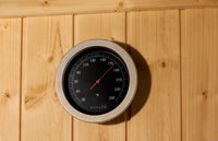Kohler C1 Graphite Grey Indoor Sauna - interior detail