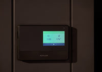 Kohler C2 Outdoor Sauna - glass door detail