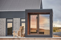 Auroom Arti outdoor sauna lifestyle install
