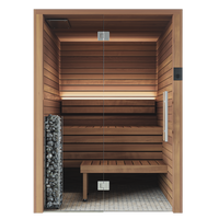 Auroom Cala Glass with HUUM heater, cliff base