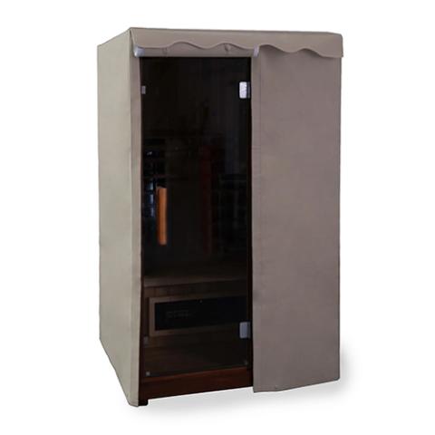 Finnmark waterproof sauna cover with roll-up door