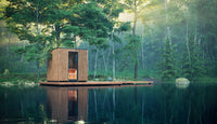 Auroom Garda outdoor sauna by the lake