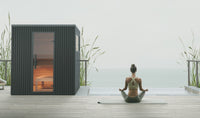 Auroom Garda outdoor sauna exterior