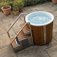Icetubs IceBarrel XL cold plunge - outdoor patio setting