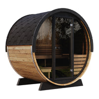 SaunaLife EE6G Elegance barrel sauna exterior