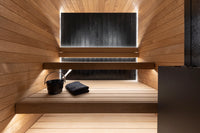 Auroom Vulcana indoor sauna interior